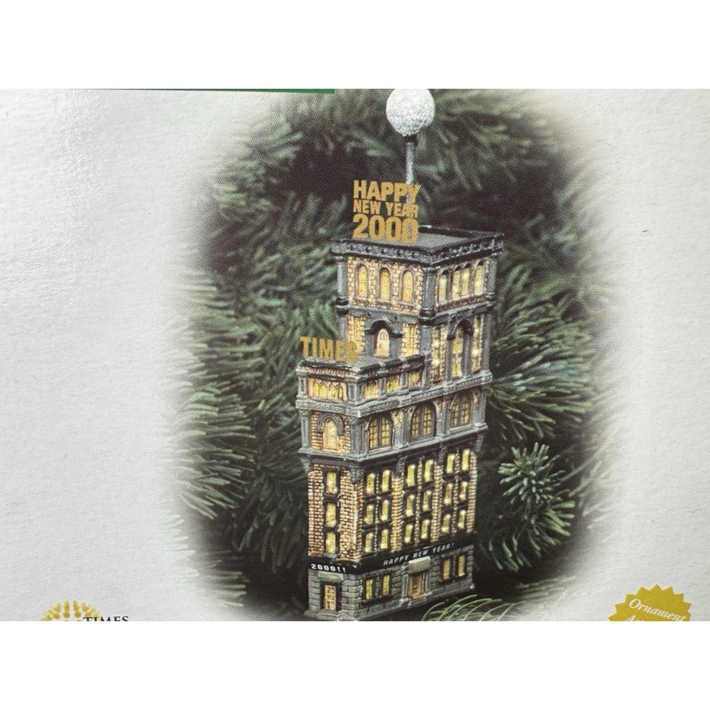 Department 56 Christmas In The City The Times Tower Ornament 2000 With Box